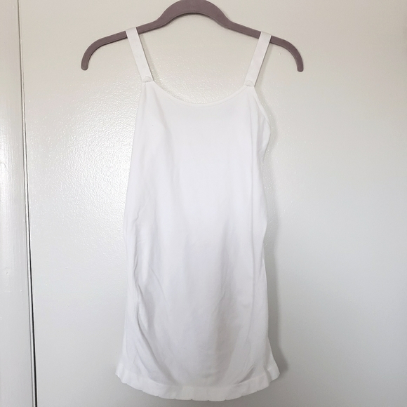 Maternity white stretchy undershirt - Picture 1 of 4